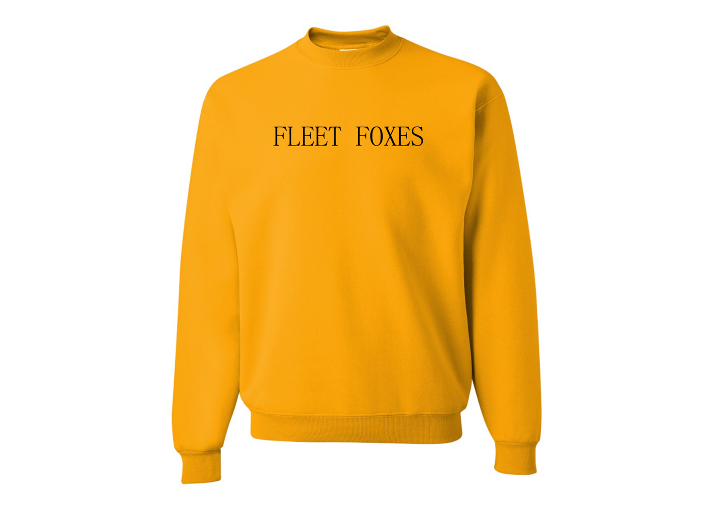 Men's Fleet Foxes Logo JERZEES NuBlend Crewneck Sweatshirt