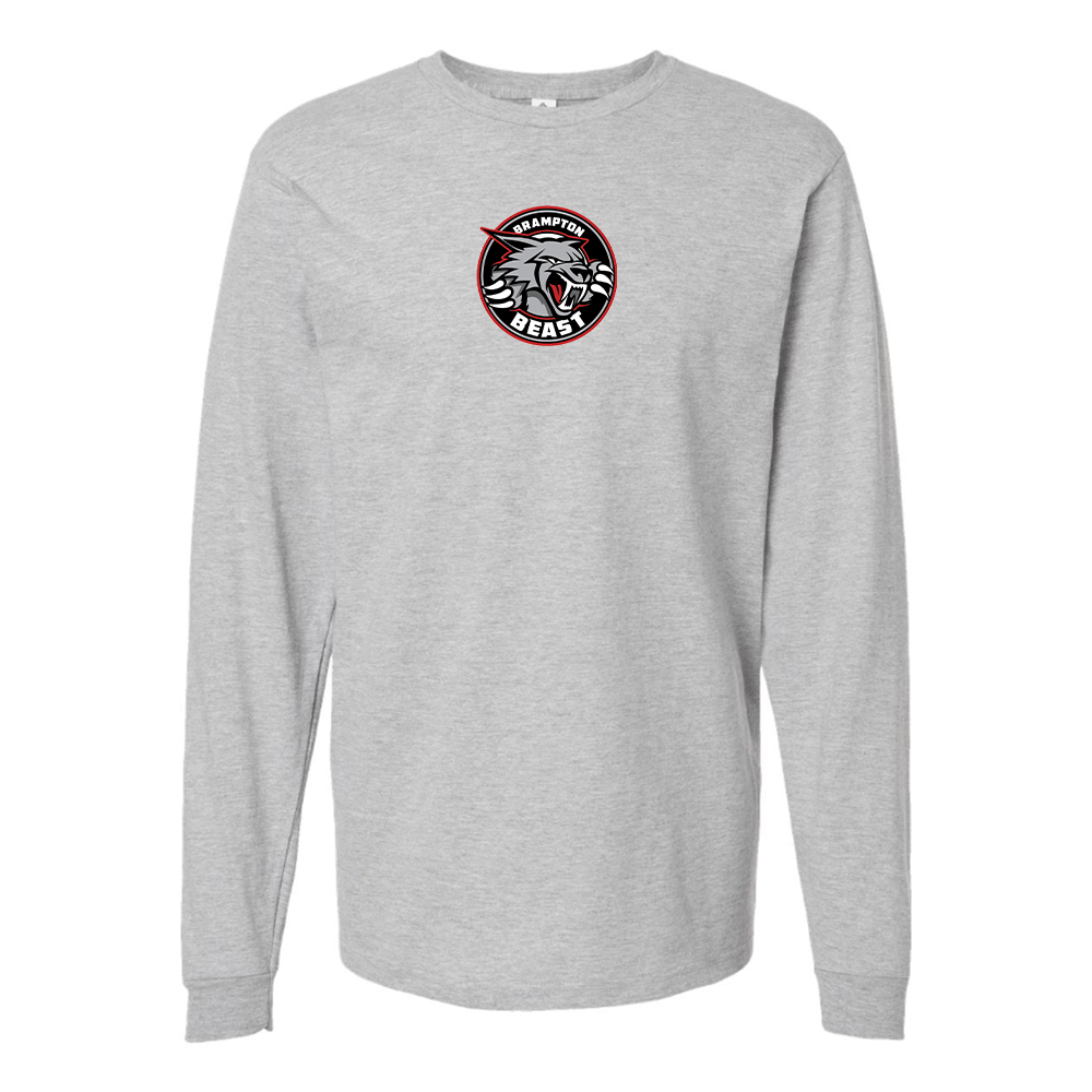 Youth Brampton Beast Logo Cotton Long Sleeve T-Shirt