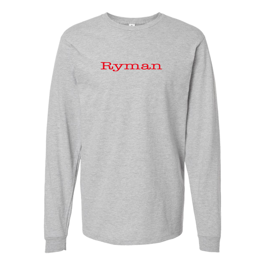 Youth Ryman Logo Cotton Long Sleeve T-Shirt