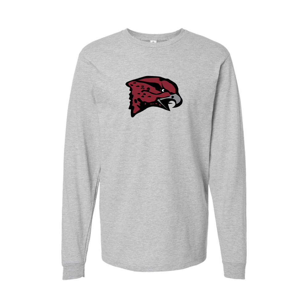 Youth Maryland Eastern Shore Hawks Logo Cotton Long Sleeve T-Shirt