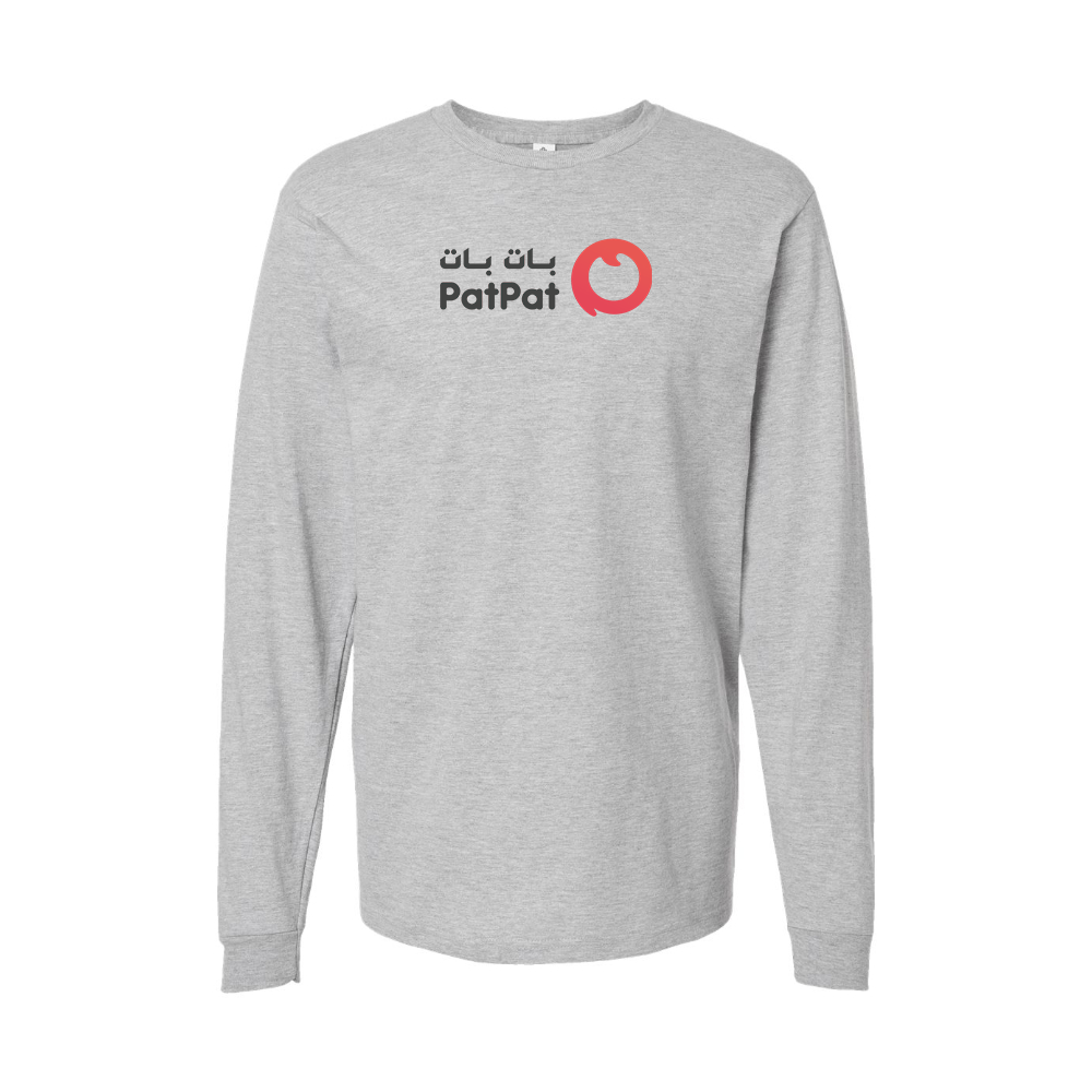 Youth PatPat Logo Cotton Long Sleeve T-Shirt