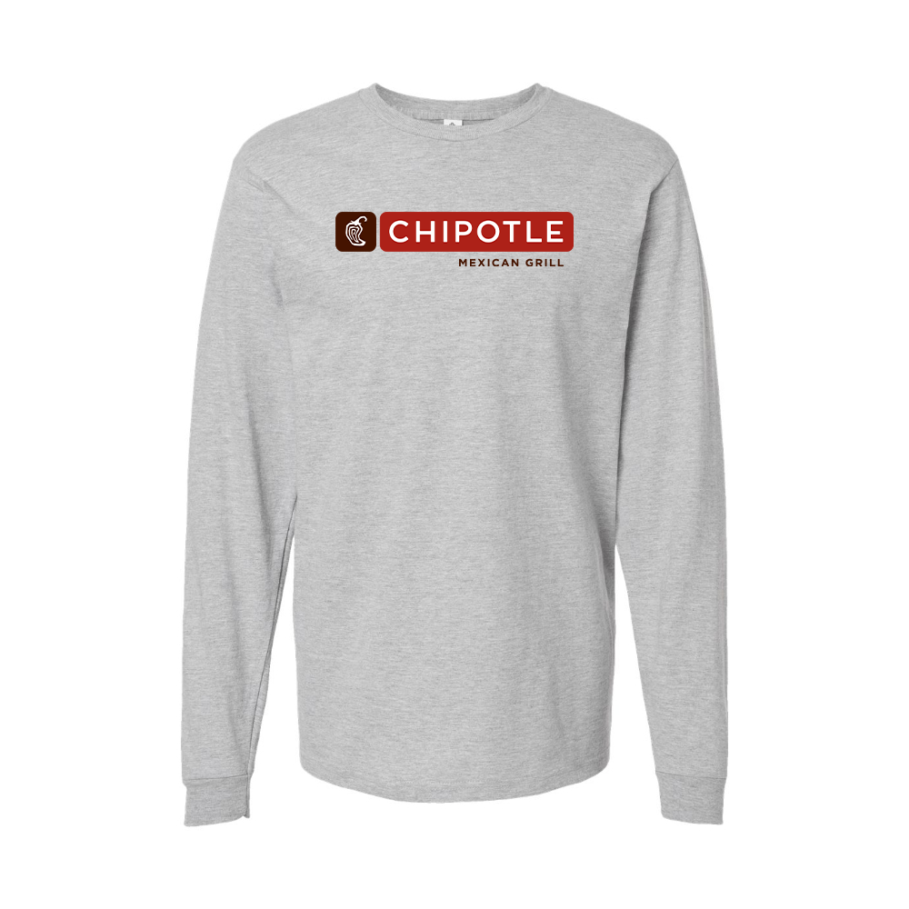 Youth Chipotle Logo Cotton Long Sleeve T-Shirt