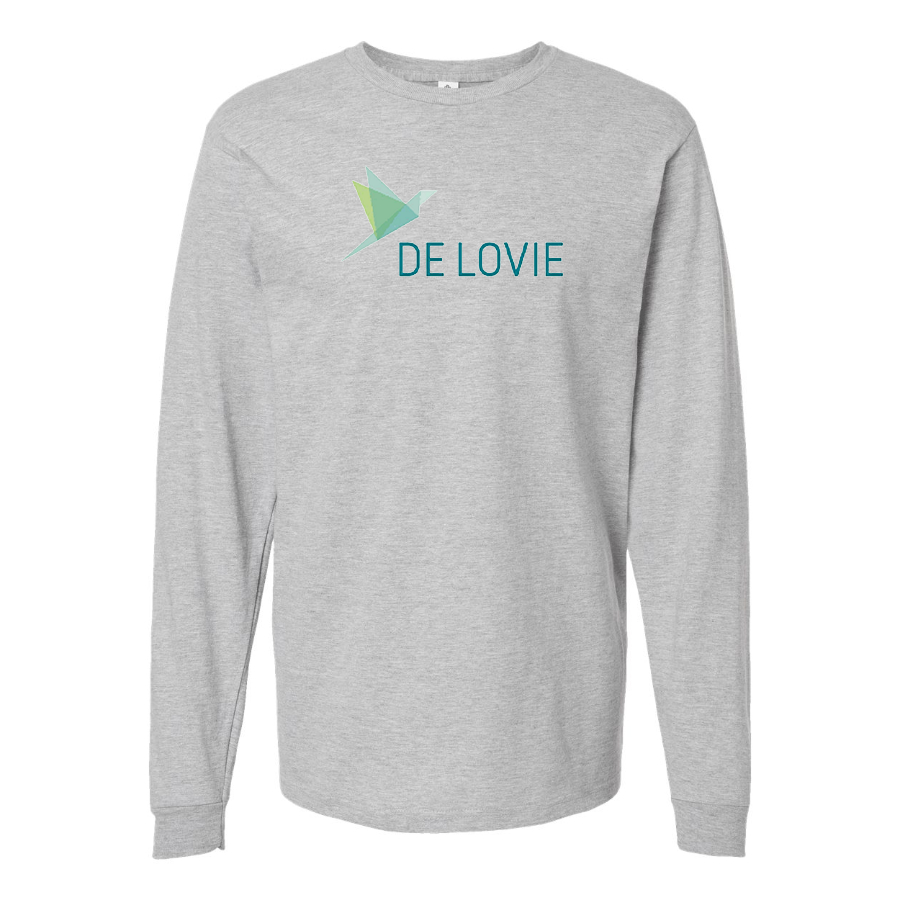 Youth De Lovie Logo Cotton Long Sleeve T-Shirt