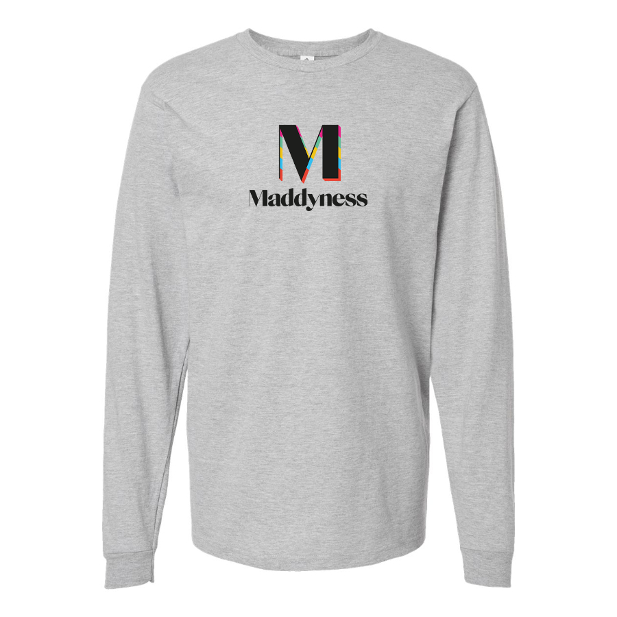 Youth Maddyness Logo Cotton Long Sleeve T-Shirt