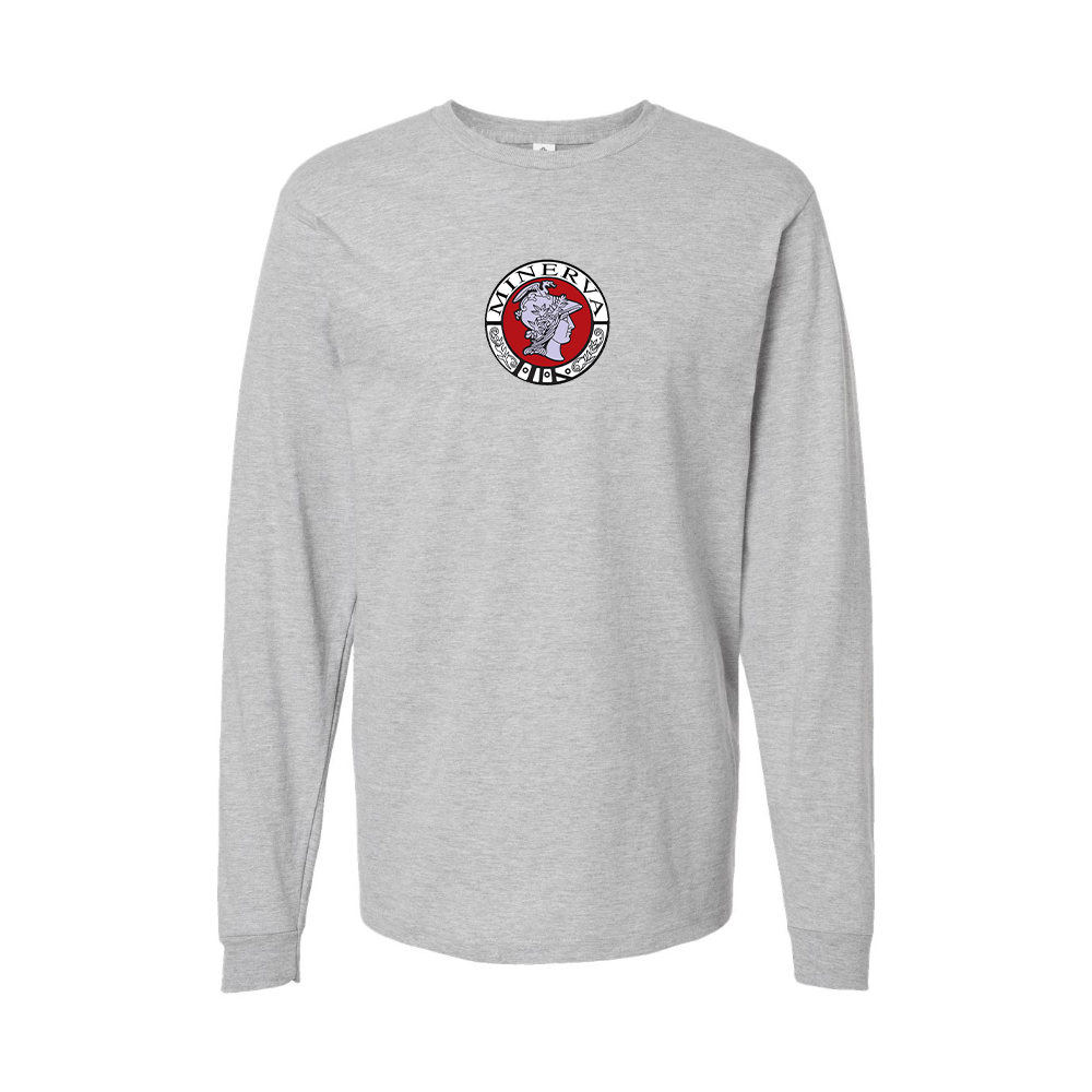Youth Minerva Automobile Logo Cotton Long Sleeve T-Shirt