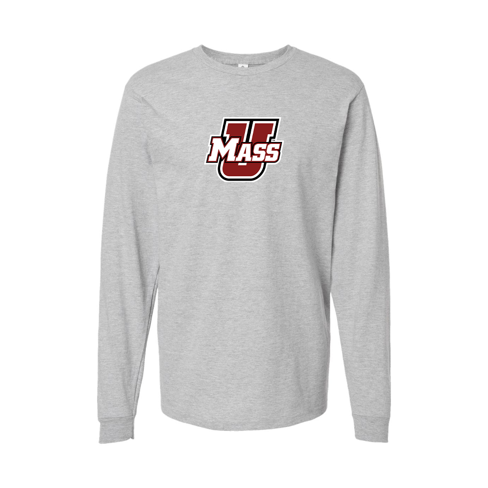 Youth Massachusetts Minutemen Logo Cotton Long Sleeve T-Shirt