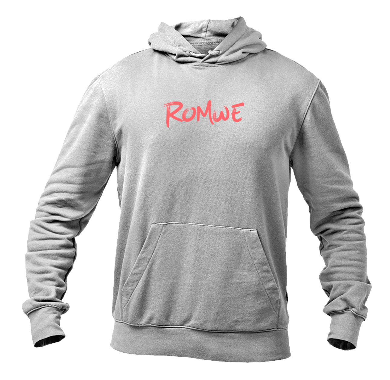 Men's Romwe Logo Pullover Hoodie