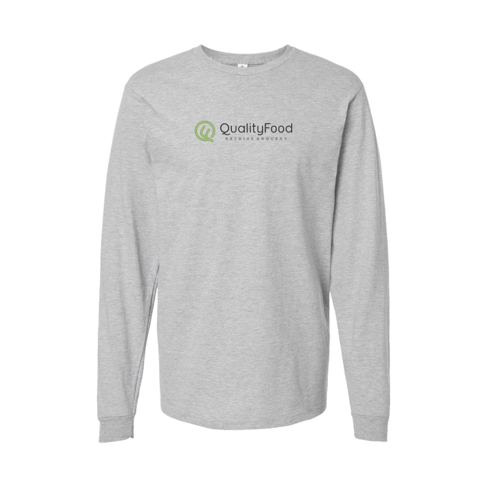 Youth Quality Food Logo Cotton Long Sleeve T-Shirt