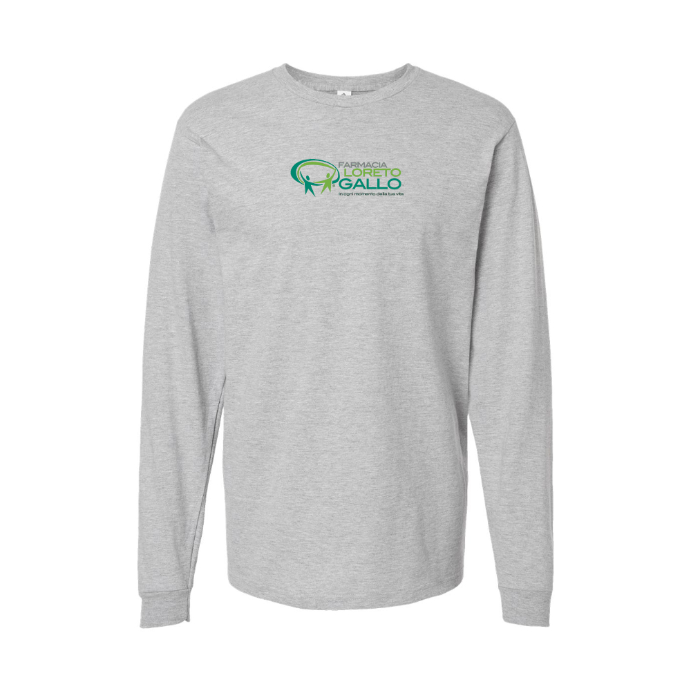 Youth Farmacia Loreto Gallo Logo Cotton Long Sleeve T-Shirt