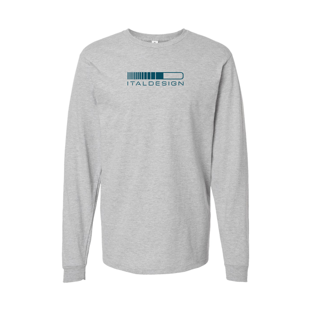 Youth Italdesign Logo Cotton Long Sleeve T-Shirt