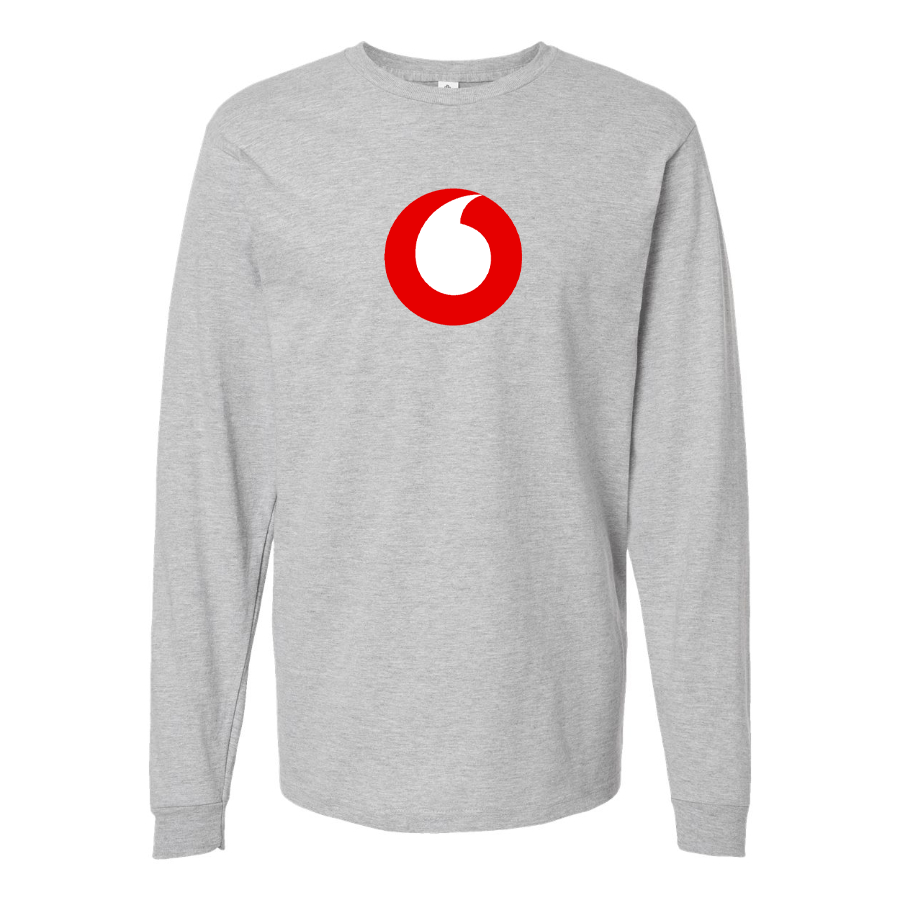 Youth Vodafone Logo Cotton Long Sleeve T-Shirt