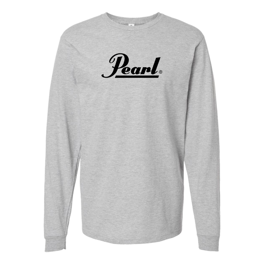 Youth Pearl Logo Cotton Long Sleeve T-Shirt
