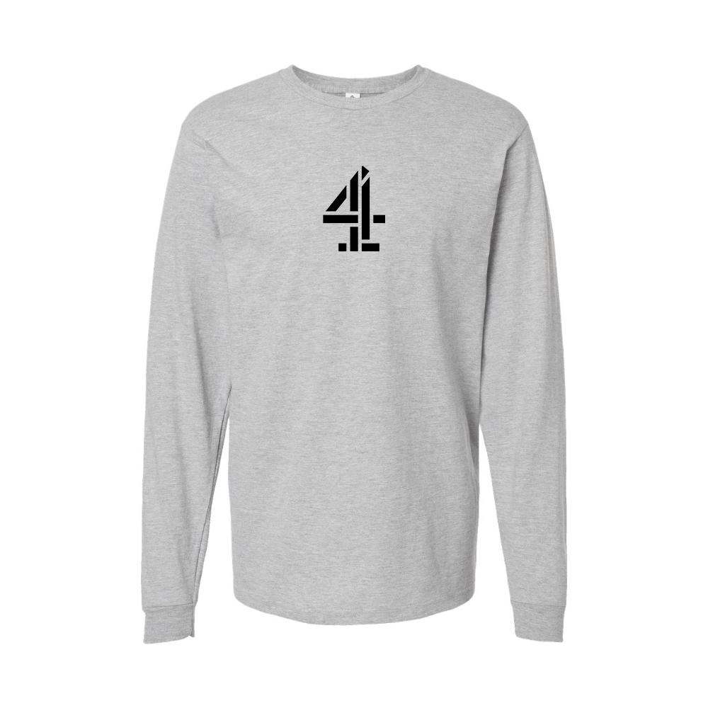 Youth Channel 4 Logo Cotton Long Sleeve T-Shirt