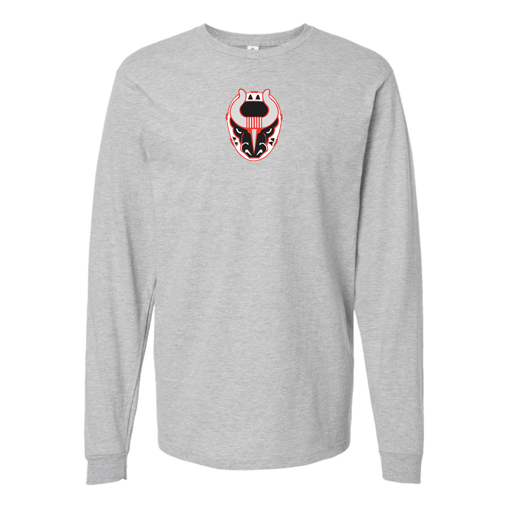 Youth Birmingham Bulls Logo Cotton Long Sleeve T-Shirt