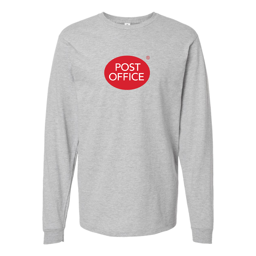Youth Post Office Logo Cotton Long Sleeve T-Shirt