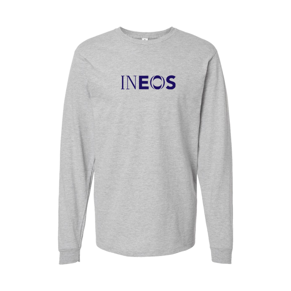 Youth INEOS Logo Cotton Long Sleeve T-Shirt