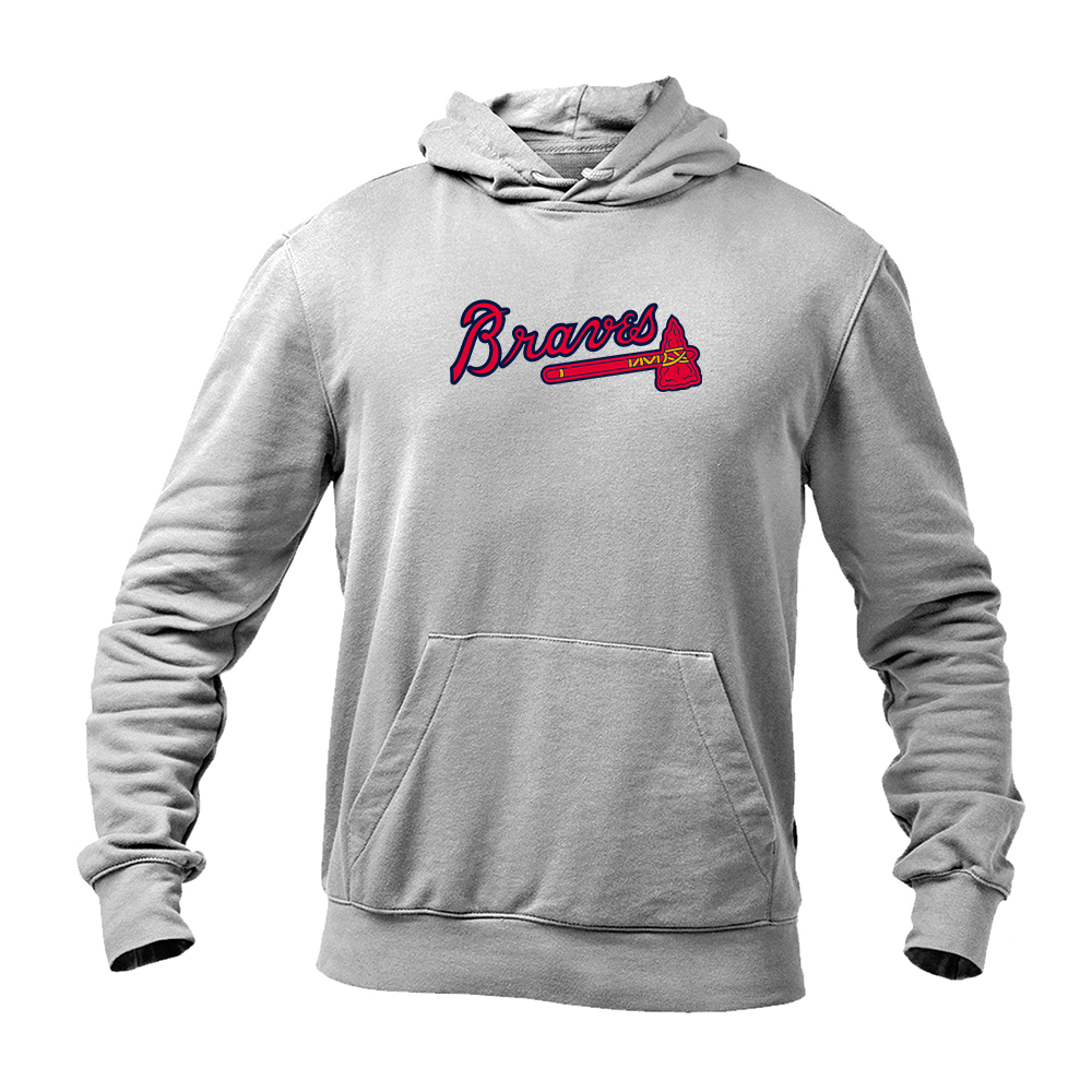 Men's Atlanta Braves Logo Pullover Hoodie