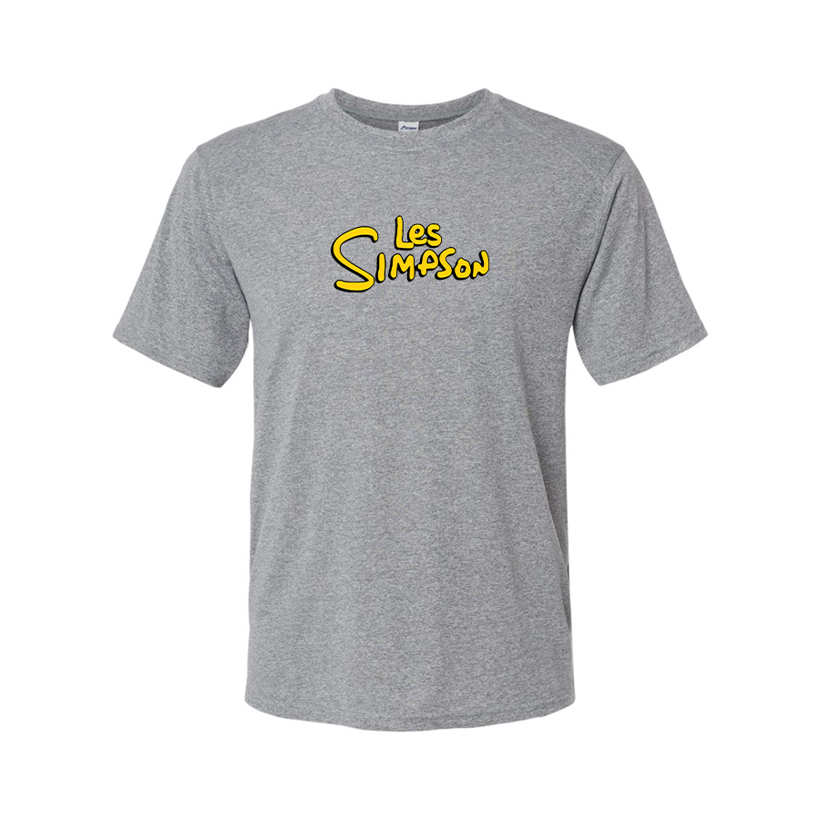 Men's Les Simpson Logo Polyester T-Shirt