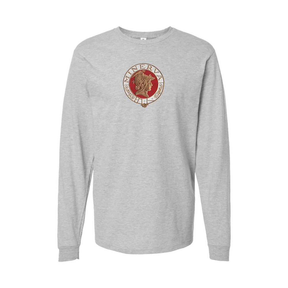 Youth Minerva Cars Logo Cotton Long Sleeve T-Shirt