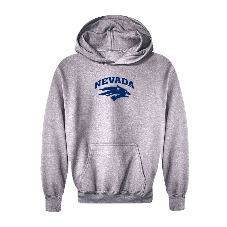 Youth Nevada Wolf Pack Logo Pullover Hoodie