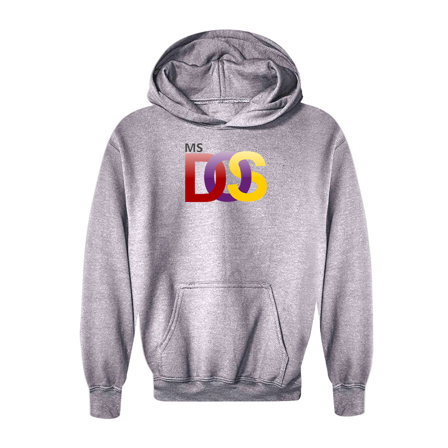 Youth MS DOS Logo Pullover Hoodie