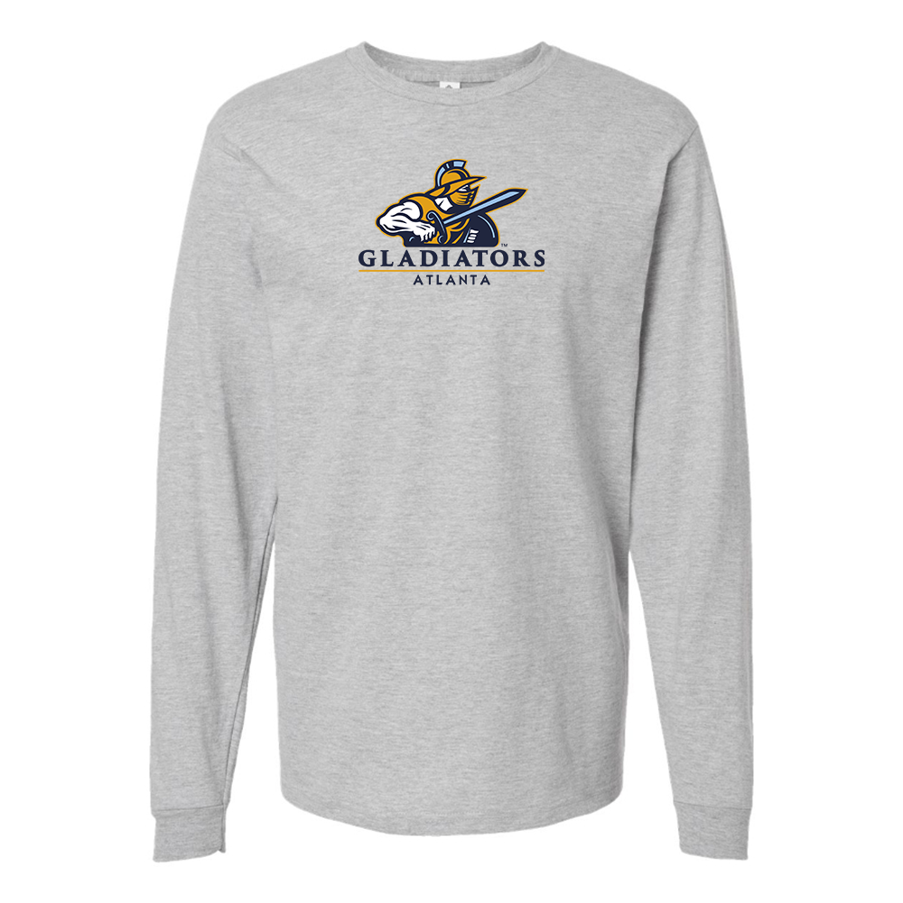 Youth Atlanta Gladiators Logo Cotton Long Sleeve T-Shirt
