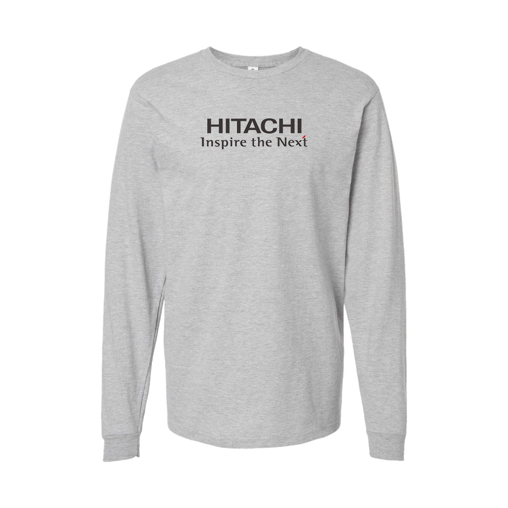 Youth Hitachi Logo Cotton Long Sleeve T-Shirt
