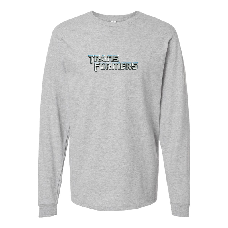 Youth Transformers Logo Cotton Long Sleeve T-Shirt