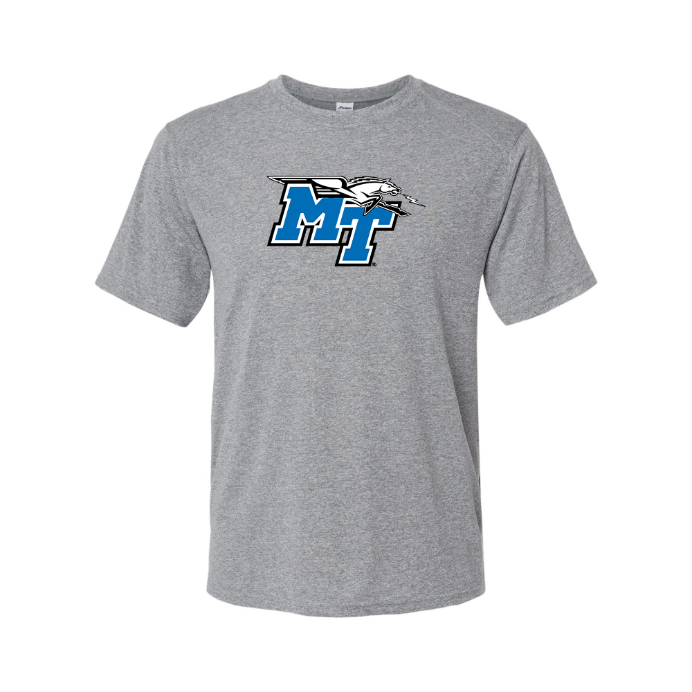 Men's Middle Tennessee Blue Raiders Logo Polyester T-Shirt