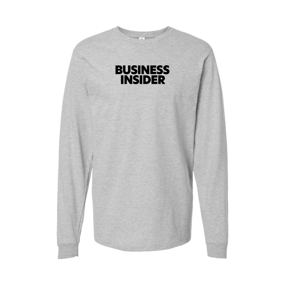 Youth Business Insider Logo Cotton Long Sleeve T-Shirt