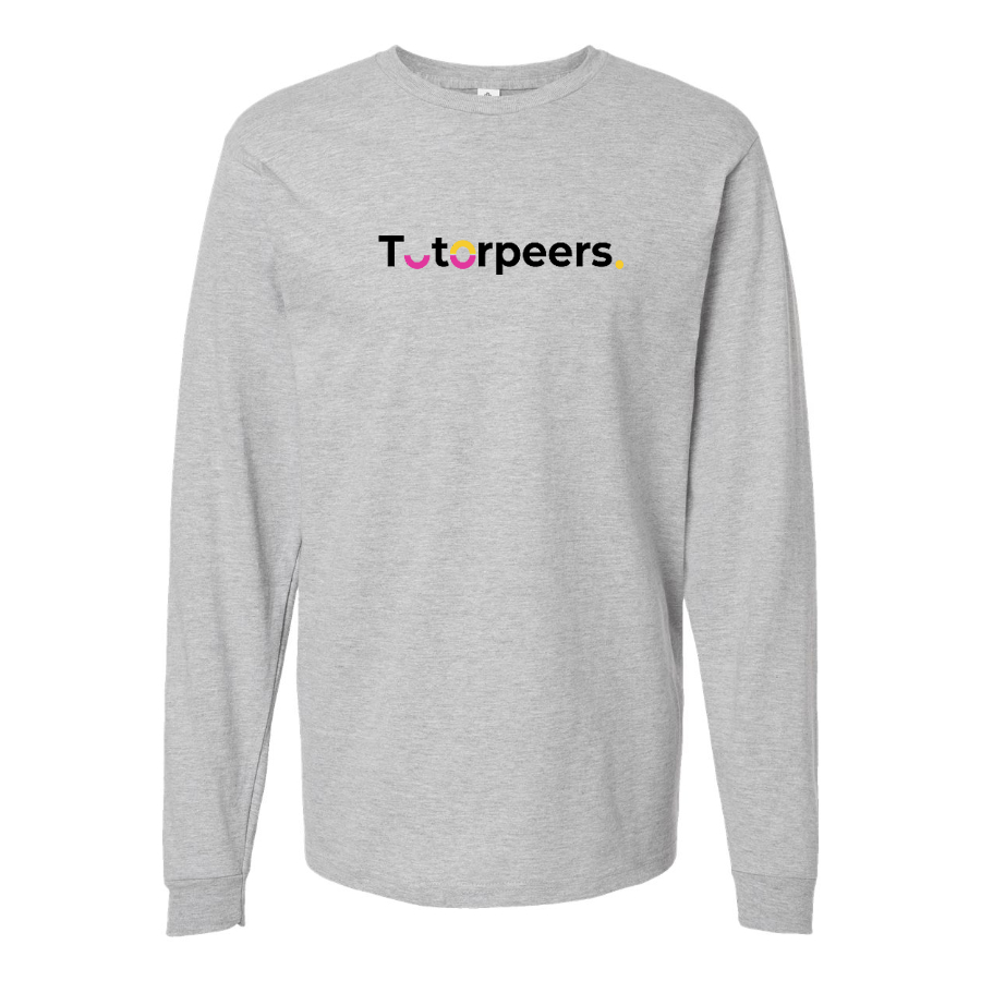 Youth Tutorpeers Logo Cotton Long Sleeve T-Shirt