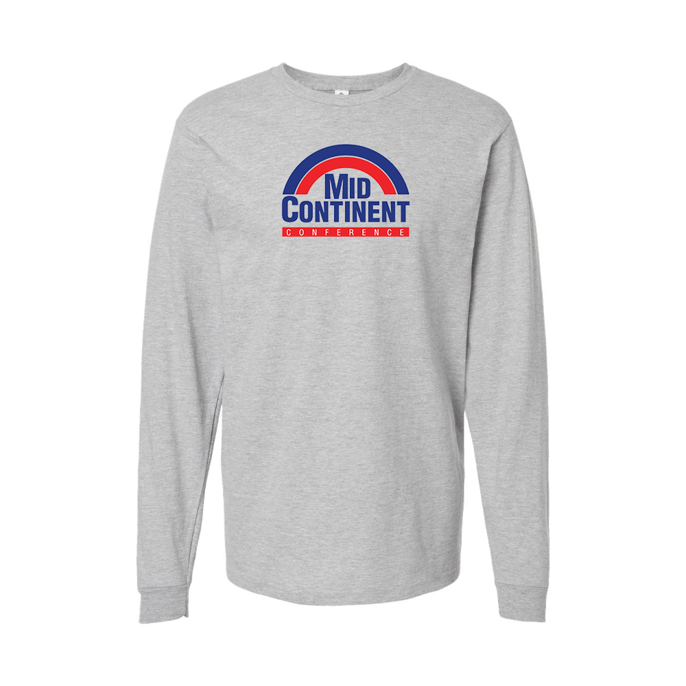 Youth Mid Continent Conference Logo Cotton Long Sleeve T-Shirt