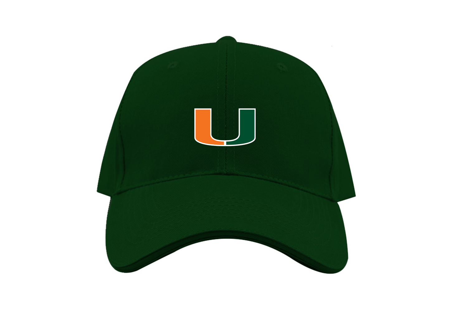 Miami Hurricanes Logo Dad Baseball Cap Hat
