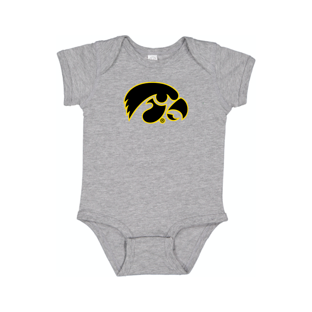 Lowa Hawkeyes Logo Baby Romper Onesie