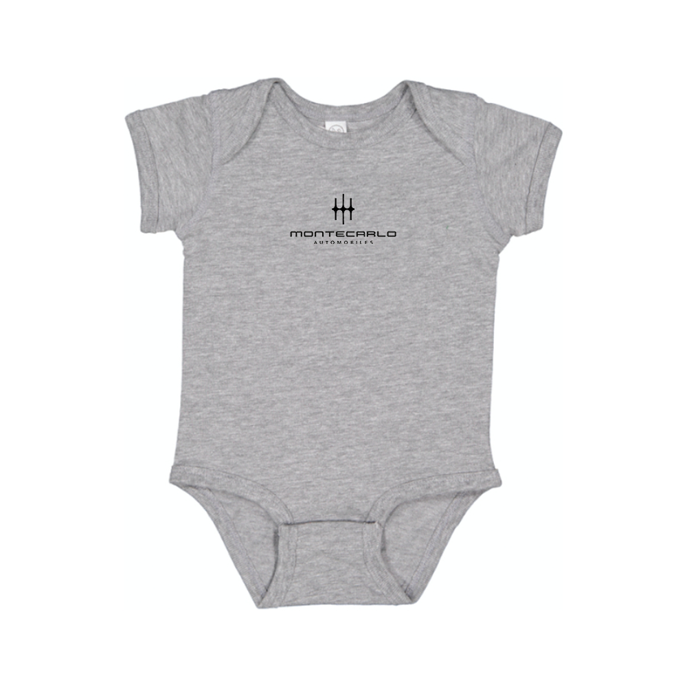 Monte Carlo Automobiles Logo Baby Romper Onesie