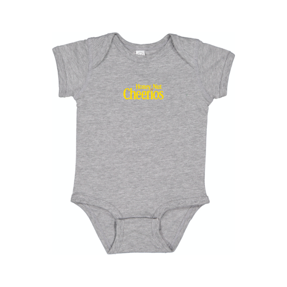 Honey Nut Cheerios Logo Baby Romper Onesie