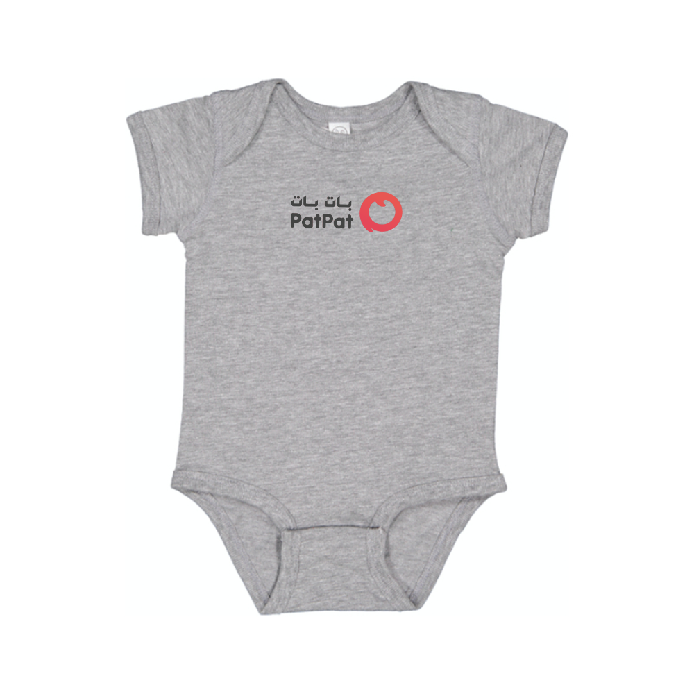 PatPat Logo Baby Romper Onesie
