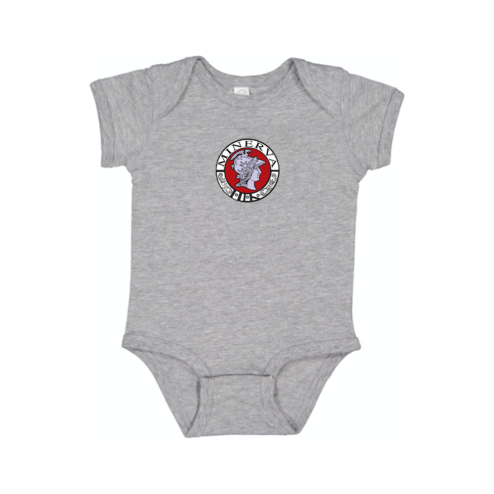 Minerva Automobile Logo Baby Romper Onesie
