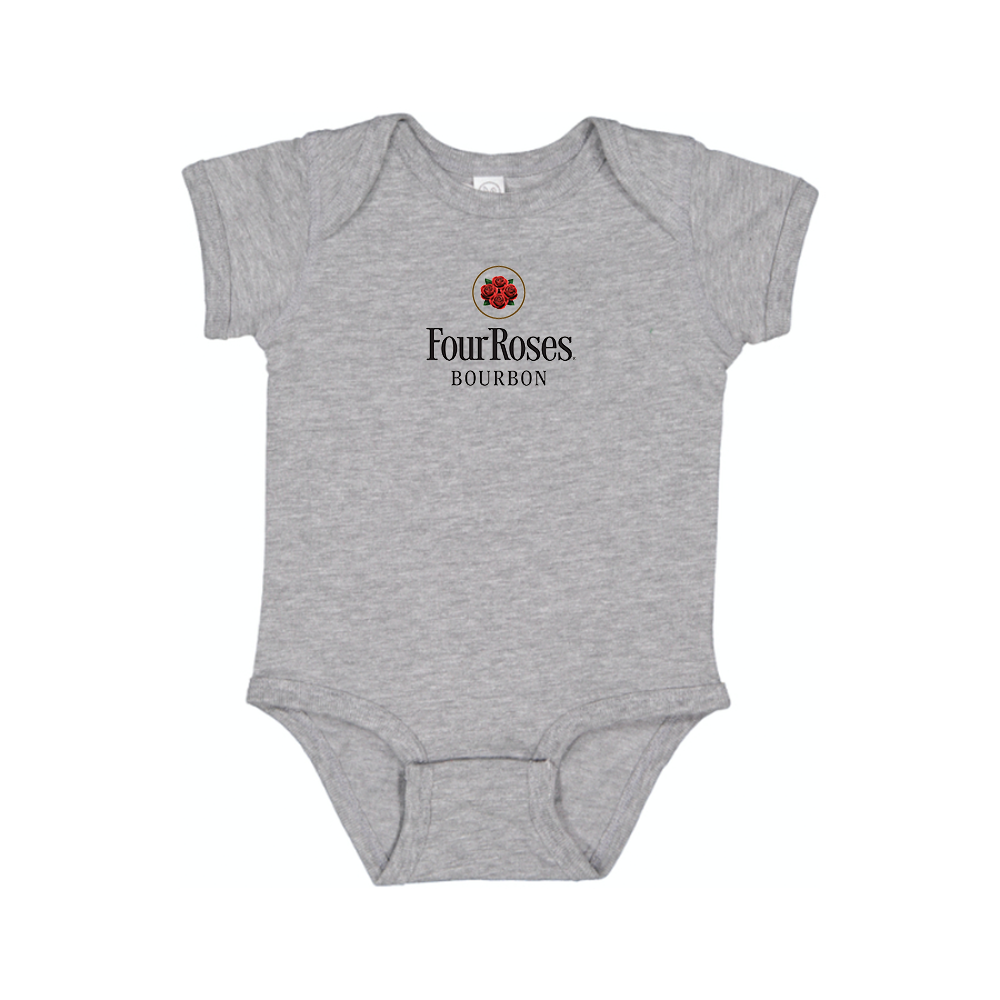 Four Roses Logo Baby Romper Onesie