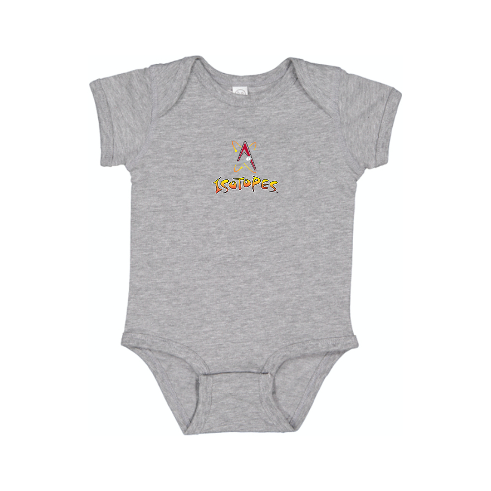 Albuquerque Isotopes Logo Baby Romper Onesie