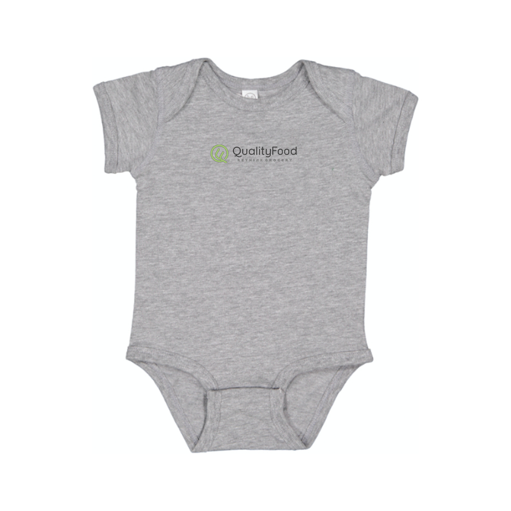 Quality Food Logo Baby Romper Onesie