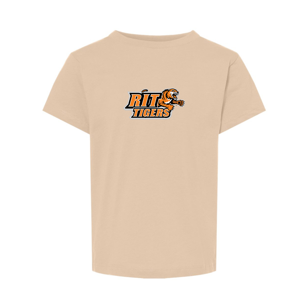 RIT Tigers Logo BELLA CANVAS Toddler Jersey Tee