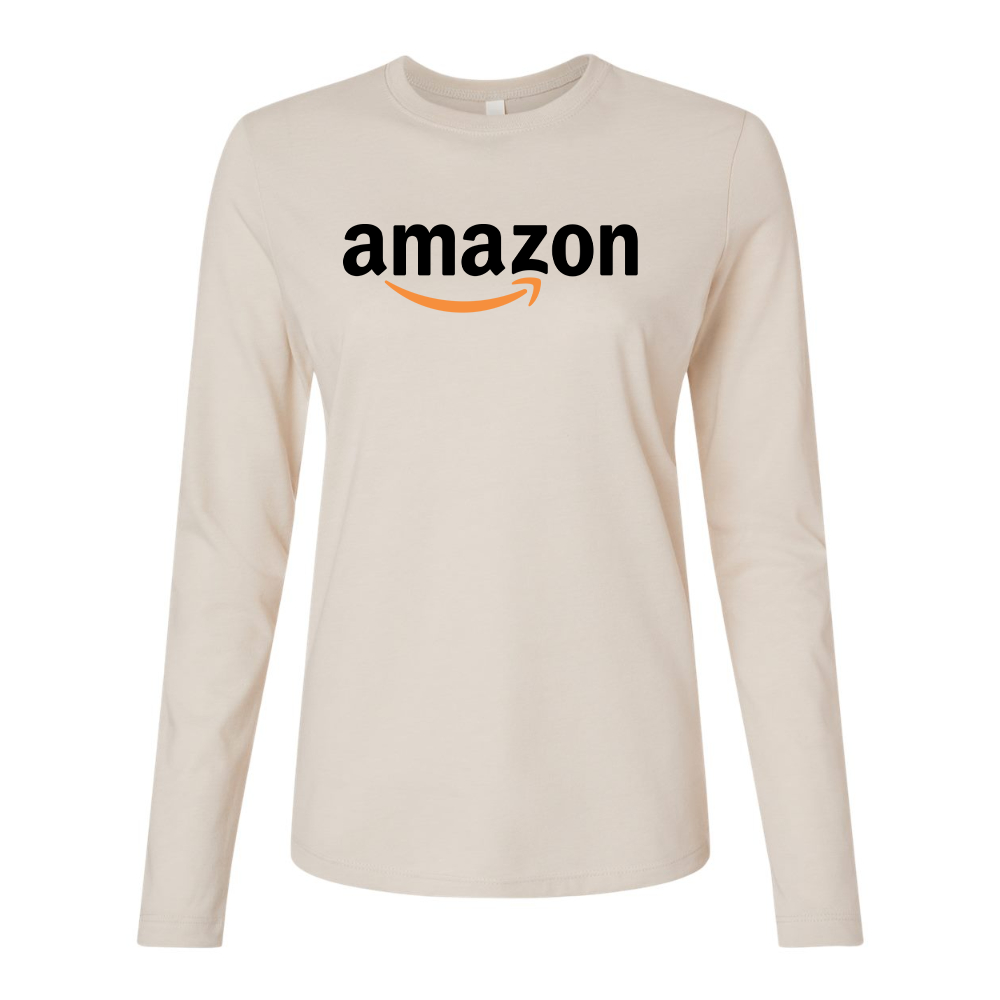 BELLA CANVAS Women’s Amazon Logo Jersey Long Sleeve Tee