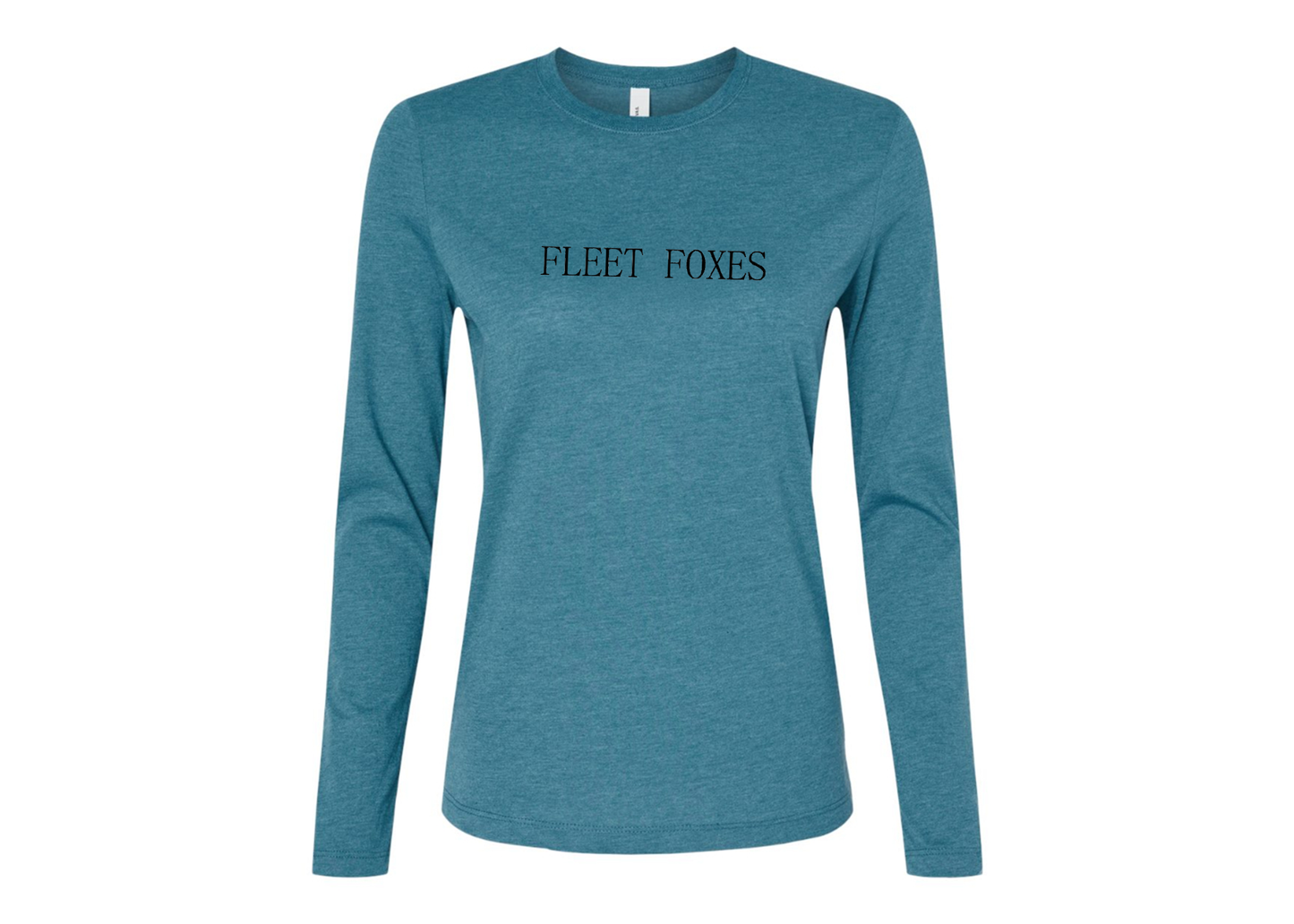 BELLA CANVAS Women’s Fleet Foxes Logo Jersey Long Sleeve Tee