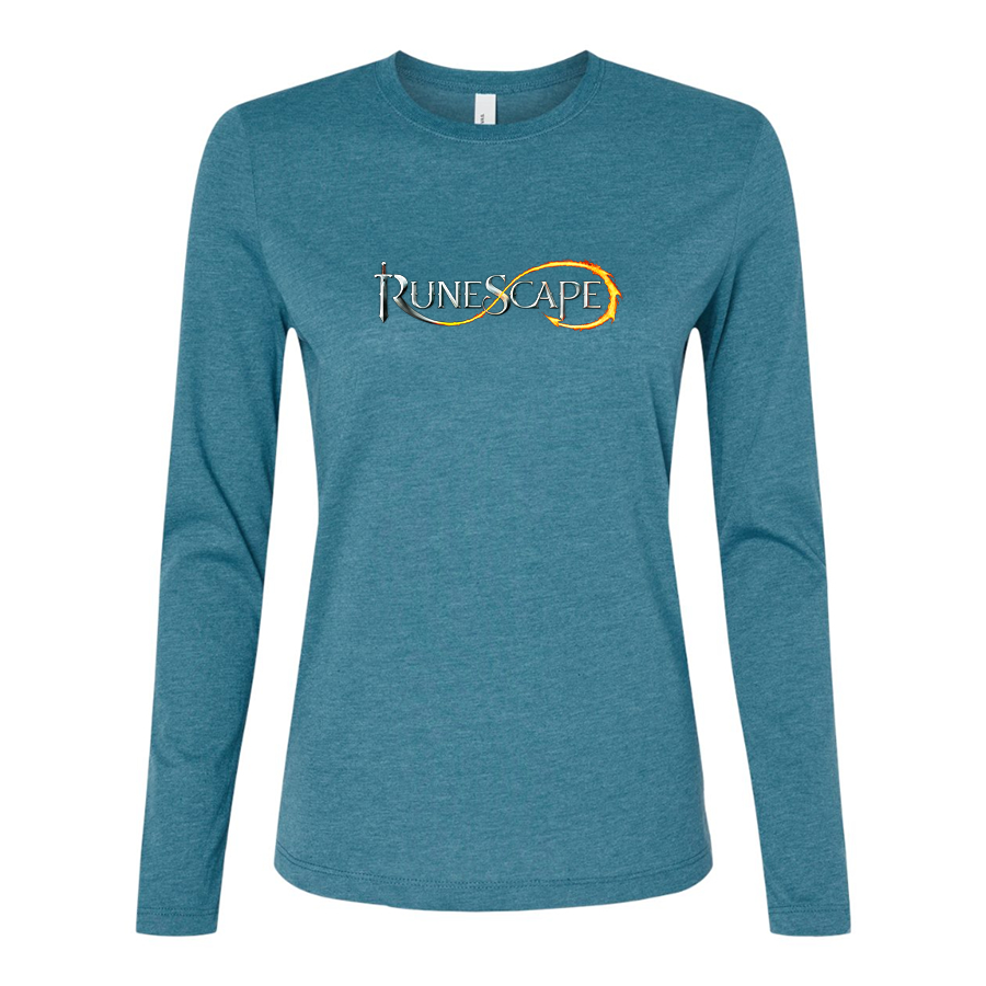 BELLA CANVAS Women’s Runescape Logo Jersey Long Sleeve Tee