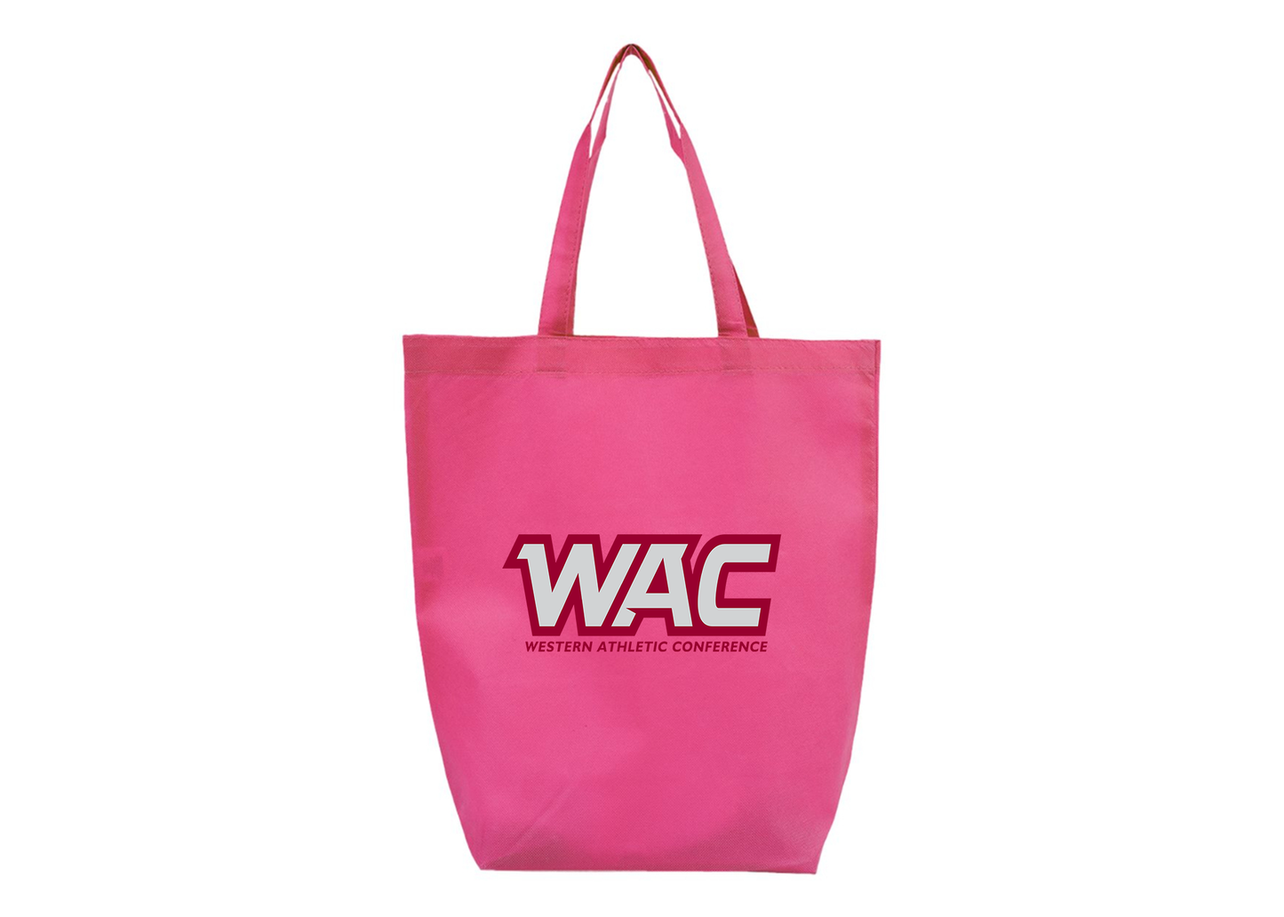 Western Athletic Conference Q-Tees Non-Woven Gusset Bottom Tote