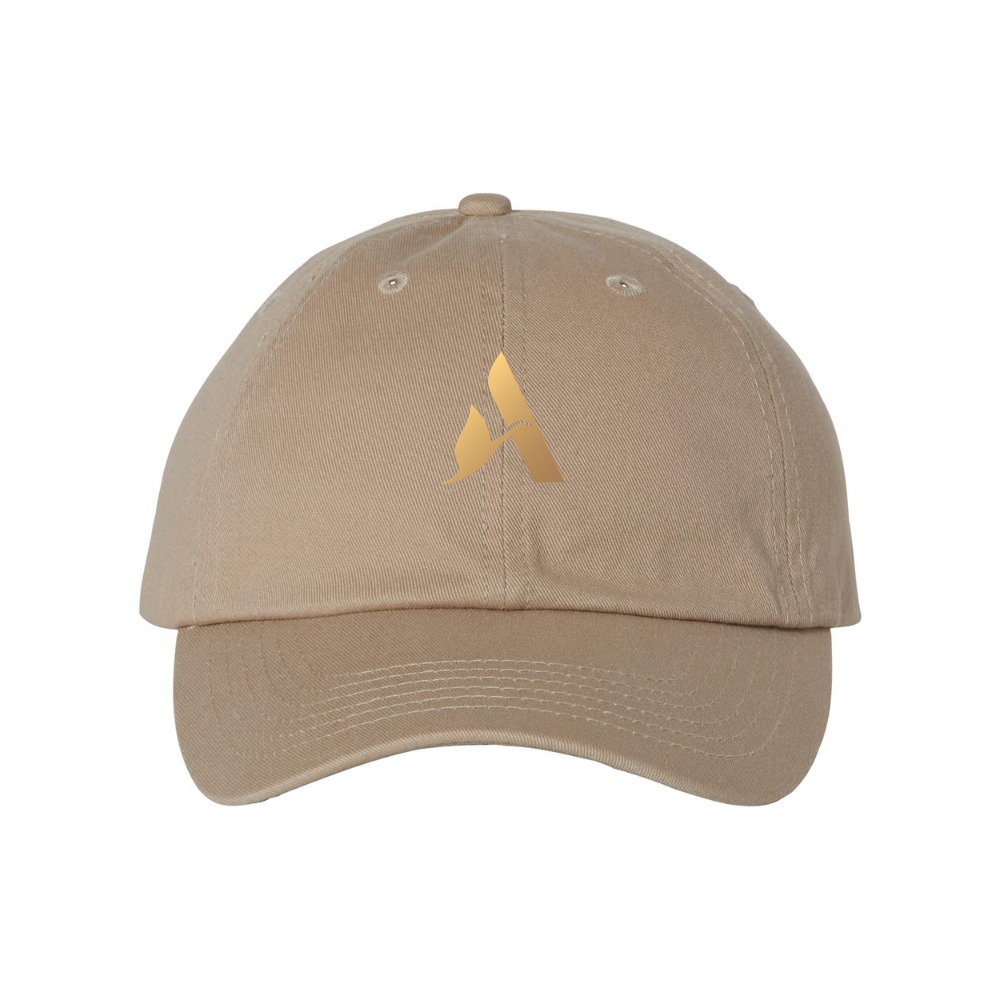Accor Golden Logo Valucap Adult Bio-Washed Classic Dad Hat