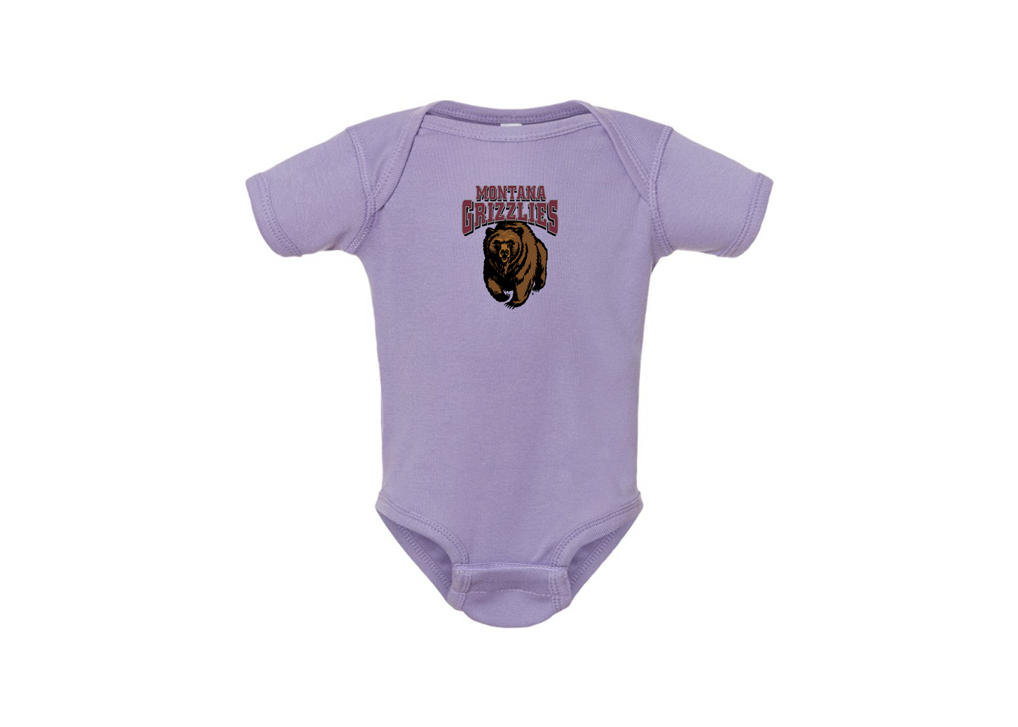 Montana Grizzliesl Rabbit Skins Infant Baby Rib Bodysuit