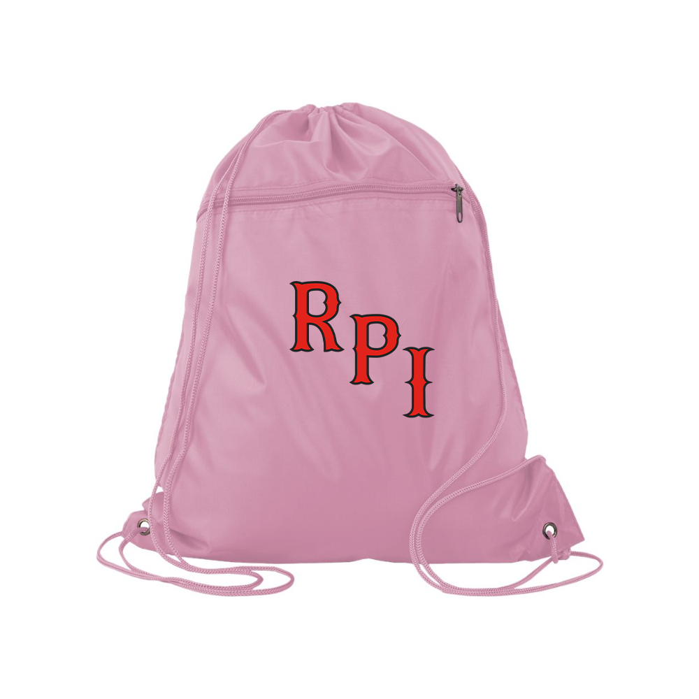 RPI Engineers Logo Q-Tees - Polyester Cinchpack