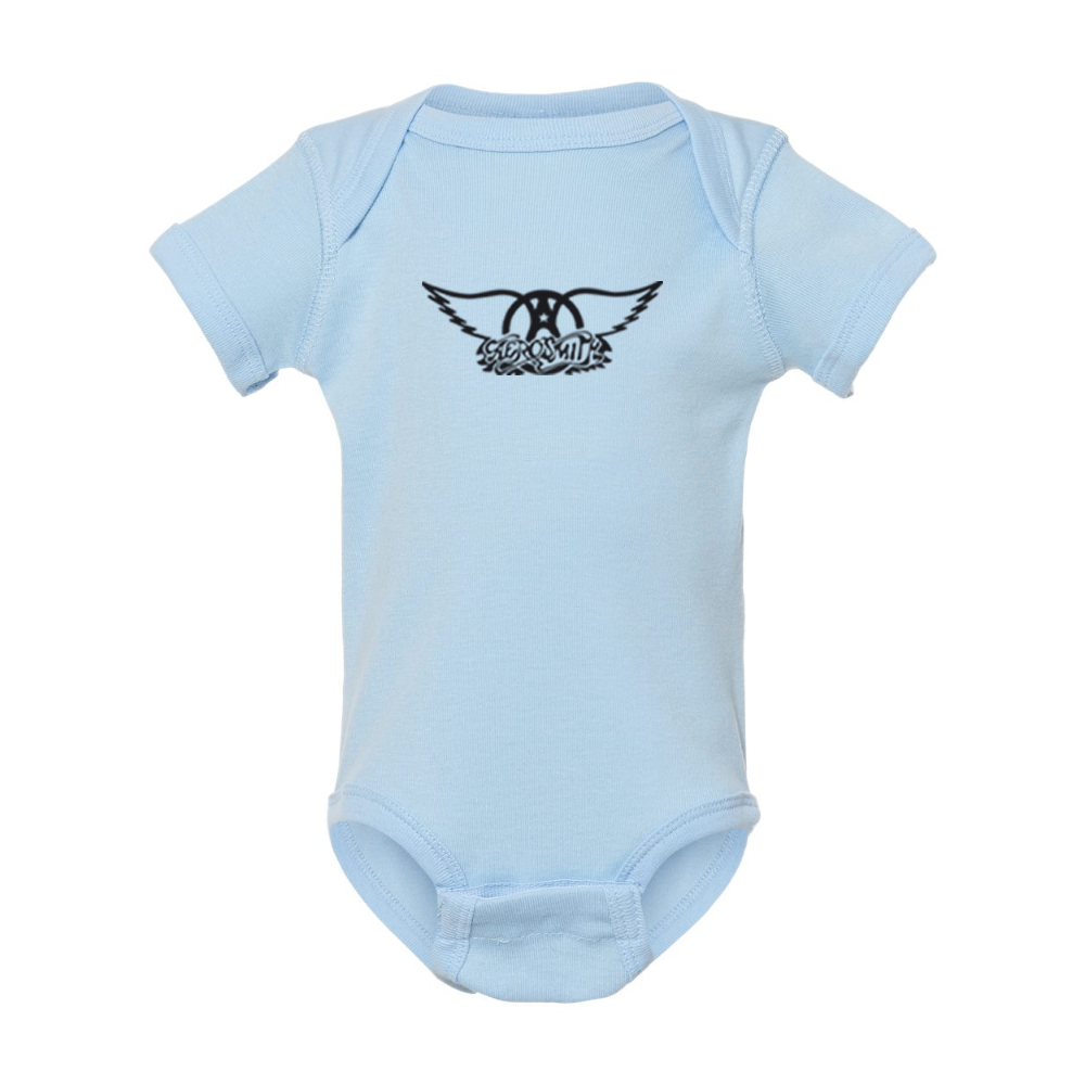 Aerosmith Logo Rabbit Skins Infant Baby Rib Bodysuit